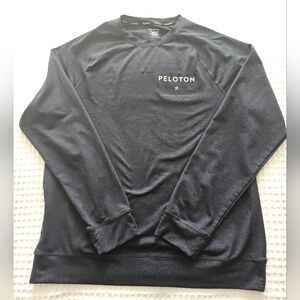 Peloton Dream Blend Mens Navy Blue Long Sleeve Shirt, Large
